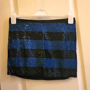 Haute Hippie sequin mini skirt